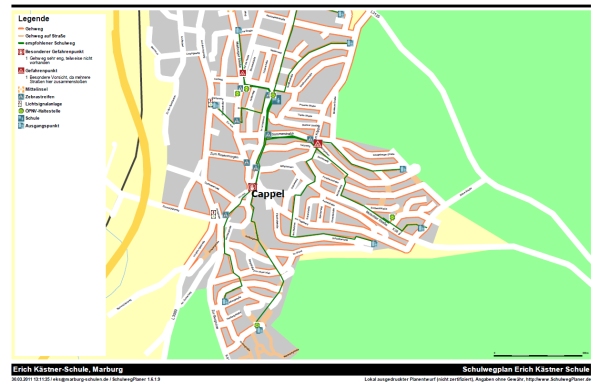 Bild Schulwegplan